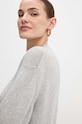 Sveter s prímesou kašmíru Liviana Conti sivá F4WG43