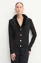 Blugirl Blumarine cardigan a maglia fine nero RF4019.MAB01