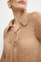 Вълнен пуловер Liviana Conti L4WG54 бежов