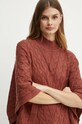 Silvian Heach poncho PLIZ maro GPA24321PN