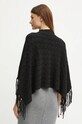 Îmbrăcăminte Silvian Heach poncho PLIZ GPA24321PN negru