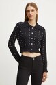 Silvian Heach pulover LITOZ negru CVA24038CD