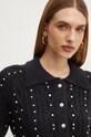 Silvian Heach pulover LITOZ CVA24038CD negru