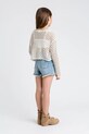 Fete Twinset pulover copii 251GJ3433.128.170 alb