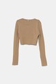 Девочка Детский кардиган Twinset 251GJ3405.128.170 бежевый