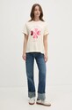 Mos Mosh t-shirt in cotone 165320 beige ZW24