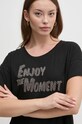 Mos Mosh tricou din bumbac negru 165380