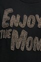 Mos Mosh tricou din bumbac 165380 negru