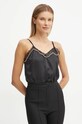 Silvian Heach top ATIOS uni negru GPA24227TO