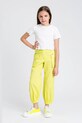 Twinset t-shirt dziecięcy z elastanem biały 251GJ2571.128.170