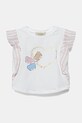 Twinset maglietta per bambini applique bianco 251GJ242A.86.116
