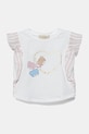 Twinset t-shirt dziecięcy z elastanem biały 251GJ242A.86.116