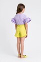 Dziewczynka Twinset t-shirt dziecięcy 251GJ2440 fioletowy