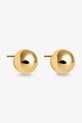 ANIA KRUK kolczyki srebrne pozłacane OVAL pozłacane złoty SSIKS0840Z