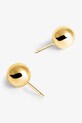 Akcesoria ANIA KRUK kolczyki srebrne pozłacane OVAL SSIKS0840Z złoty