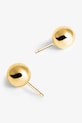 Akcesoria ANIA KRUK kolczyki srebrne pozłacane OVAL SSIKS0840Z złoty