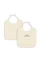 Fanga Fontana śliniak niemowlęcy FIGO 2 PACK TERRY BIBS GOTS 2-pack 2-pack beżowy FA100024