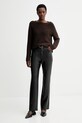 Marc O'Polo sweter bawełniany 511605960113 brązowy ZW25
