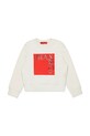 MAX&Co. bluza bawełniana dziecięca MAXS3F SWEAT-SHIRT nadruk beżowy MX0037