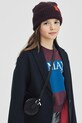 MAX&Co. bluza bawełniana dziecięca MAXS3F SWEAT-SHIRT nadruk bordowy MX0037
