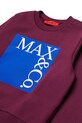 MAX&Co. bluza bawełniana dziecięca MAXS3F SWEAT-SHIRT bordowy MX0037