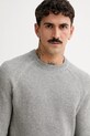 Marc O'Polo sweter z dodatkiem wełny szary 531516060208