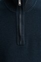 Marc O'Polo sweter z dodatkiem wełny 531516060370 granatowy
