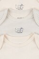 Chlapec Body pre bábätká Fanga Fontana FIO STRIPE 3 PACK LS BODY OCS 3-pak FA100035 béžová
