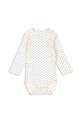 Body pre bábätká Fanga Fontana BELLO LS BODY OCS Pre bábätká béžová FA100042