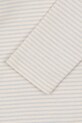 Fanga Fontana body bawełniane niemowlęce FIO STRIPE LS BODY OCS beżowy FA100045