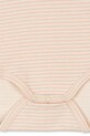 Fanga Fontana body bawełniane niemowlęce FIO STRIPE LS BODY OCS FA100045 beżowy