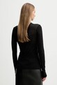 Odzież Liviana Conti longsleeve z dodatkiem wełny L5WH36 czarny