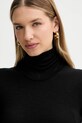 Liviana Conti longsleeve z dodatkiem wełny czarny L5WH36