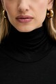 Liviana Conti longsleeve z dodatkiem wełny L5WH36 czarny