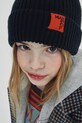 MAX&Co. czapka z dodatkiem wełny dziecięca MAXF10F HAT MX0242 granatowy