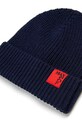 MAX&Co. czapka z dodatkiem wełny dziecięca MAXF10F HAT granatowy MX0242