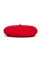 MAX&Co. beret wełniany dziecięcy MAXF9F HAT MX0245 czerwony ZW25