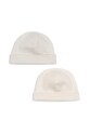 Fanga Fontana czapka bawełniana niemowlęca FIO STRIPE 2 PACK BEANIE OCS 2-pack FA100039 beżowy ZW25