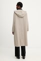 Odzież Liviana Conti płaszcz wełniany F5WW72 beżowy
