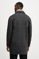 Odzież Mos Mosh płaszcz z dodatkiem wełny BARKLEY 508250 szary