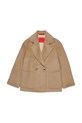 MAX&Co. płaszcz wełniany dziecięcy MAXJ35F JACKET MX0229 beżowy ZW25