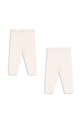 Fanga Fontana legginsy niemowlęce BELLO 2 PACK PANTS OCS Planet friendly różowy FA100002