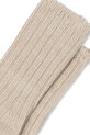 Fanga Fontana skarpetki wełniane LANA HEAVY KNITTED SOCKS FA100020 beżowy ZW25