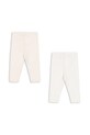 Fanga Fontana legginsy bawełniane niemowlęce FIO STRIPE 2 PACK PANTS OCS 2-pack FA100036 beżowy ZW25