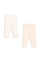 Fanga Fontana legginsy bawełniane niemowlęce FIO STRIPE 2 PACK PANTS OCS 2-pack FA100036 beżowy ZW25