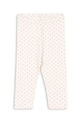 Legíny pre bábätká Fanga Fontana BELLO PANTS OCS bavlna béžová FA100043