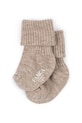 Vlnené ponožky Fanga Fontana LANA LIGHT KNITTED SOCKS béžová FA100053