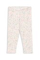 Fanga Fontana legginsy bawełniane niemowlęce FIO PANTS OCS drobny wzór beżowy FA100055