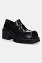 Jeffrey Campbell czółenka skórzane CLASSICAL słupek czarny C529EF.08