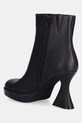 Obuwie Jeffrey Campbell botki skórzane HUMANITY U92.B01 czarny